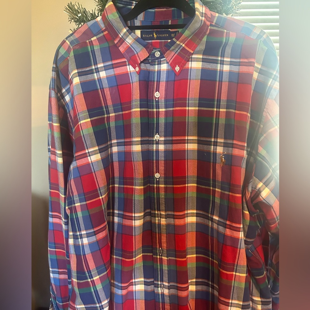Polo by Ralph Lauren, Red Plaid Button Down